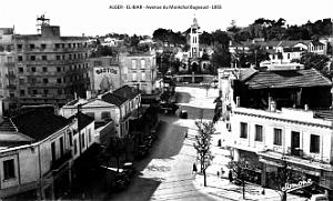 Alger - El-Biar - Avenue du Marechal Bugeaud -1955